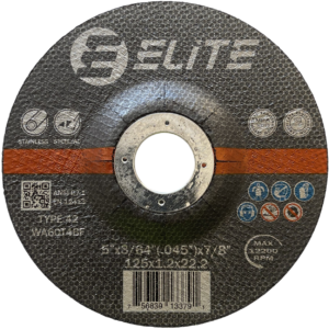 Cutting Disc 5″x.045″x7/8″ Depressed