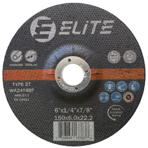 Grinding Disc 6”x1/4”x7/8"