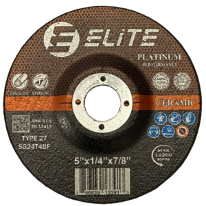 CERAMIC Grinding Disc 5″x1/4″x7/8″