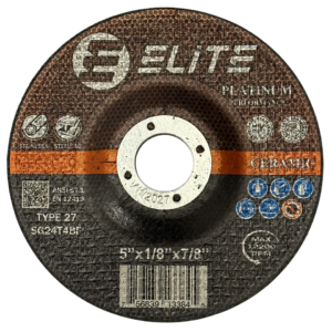 CERAMIC Grinding Disc 5″x1/8″x7/8″