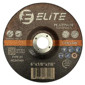 CERAMIC Grinding Disc 6″x1/8″x7/8″